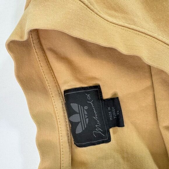 Adidas Muhammad Tee Shirt Mens XL Camel Tan Pullover Crewneck Short Sleeve - Picture 5 of 8